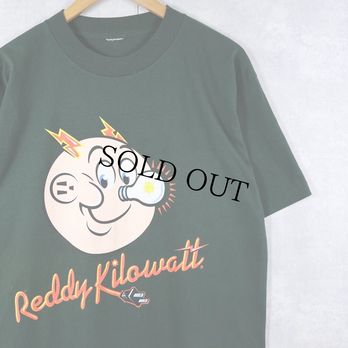 画像1: Reddy Kilowatt 電力会社 キャラクタープリントTシャツ (1)