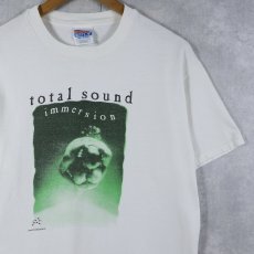 画像1: Oak Technology "total sound immersion" 企業プリントTシャツ M (1)