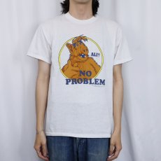 画像2: 80's ALF USA製 "NO PROBLEM" キャラクタープリントTシャツ L (2)