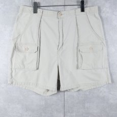 画像1: 80's BANANA REPUBLIC コットンカーゴショーツ SIZE36 (1)