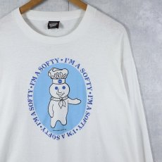 画像1: 90's Pillsbury USA製 "Doughboy" キャラクタープリントロンT XL (1)