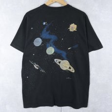画像2: 90's T. SHAWL "Universe Planets" プリントTシャツ BLACK (2)