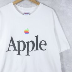 画像1: 90's Apple USA製 レインボーロゴ プリントTシャツ XL (1)