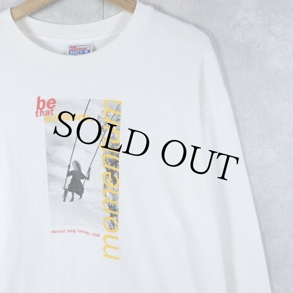 90年代 90s マイクロソフト テック tech 長袖Tシャツ | ビンテージ