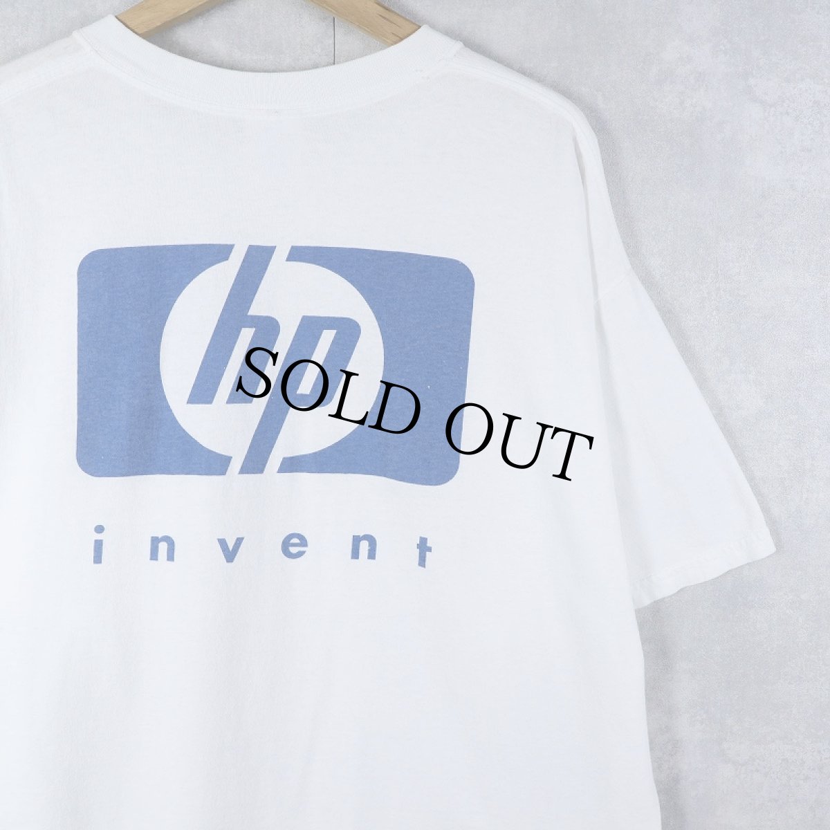 画像1: hp コンピューター企業 プリントTシャツ XL (1)