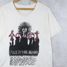 画像1: Flux of Pink Indians パンクロックバンドプリントTシャツ  (1)