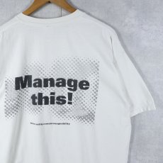 画像1: Microsoft コンピューター企業 プリントTシャツ (1)