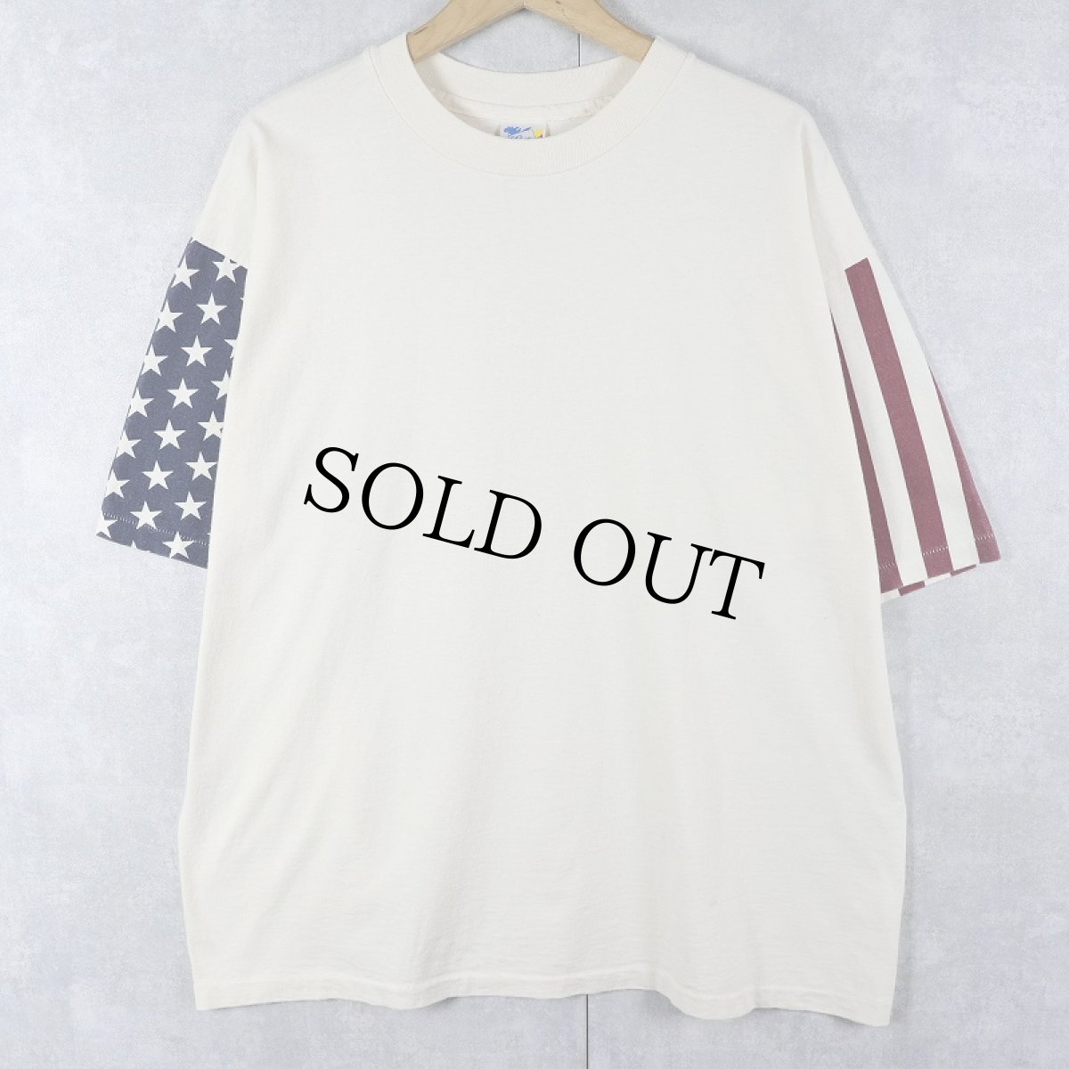 画像1: 90's USA製 星条旗デザイン Tシャツ ONESIZE (1)