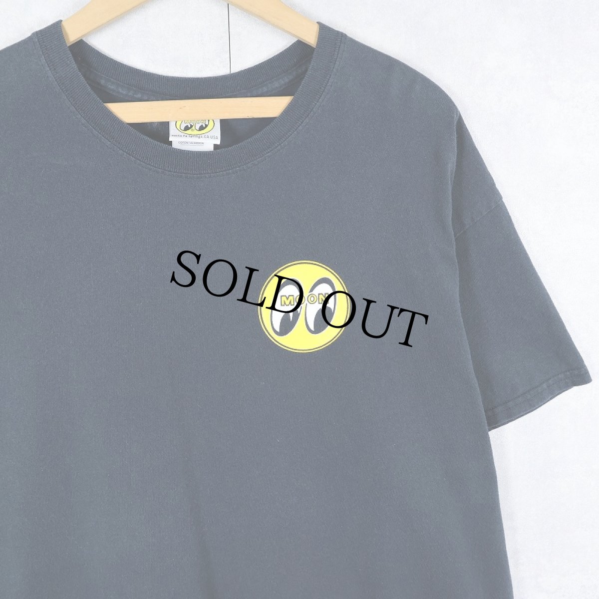 画像2: MOONEYES ロゴプリントTシャツ BLACK XL (2)