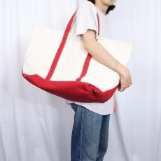 画像2: L.L.Bean "BOAT AND TOTE" キャンバストートバッグ X-LARGE (2)