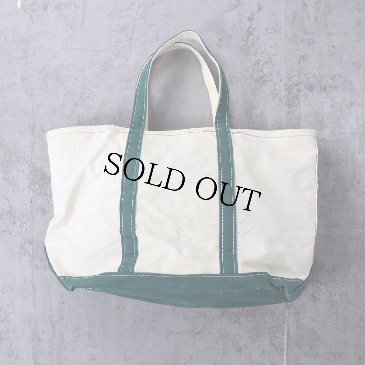 画像1: L.L.Bean "BOAT AND TOTE" ジップトップ キャンバストートバッグ LARGE (1)