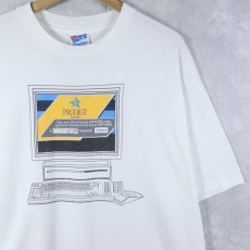 画像1: 90's Prodigy Service USA製 インターネットサービス プリントTシャツ XL (1)