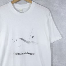 画像1: 80〜90's Apple USA製 "Macintosh Portable" PCプリントTシャツ XL (1)