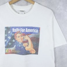 画像1: 2000's Glenn Beck's Rally for America パロディプリントTシャツ M (1)
