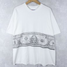 画像2: BARRON'S "Think Big!" 投資週刊誌 大判プリントTシャツ XL (2)
