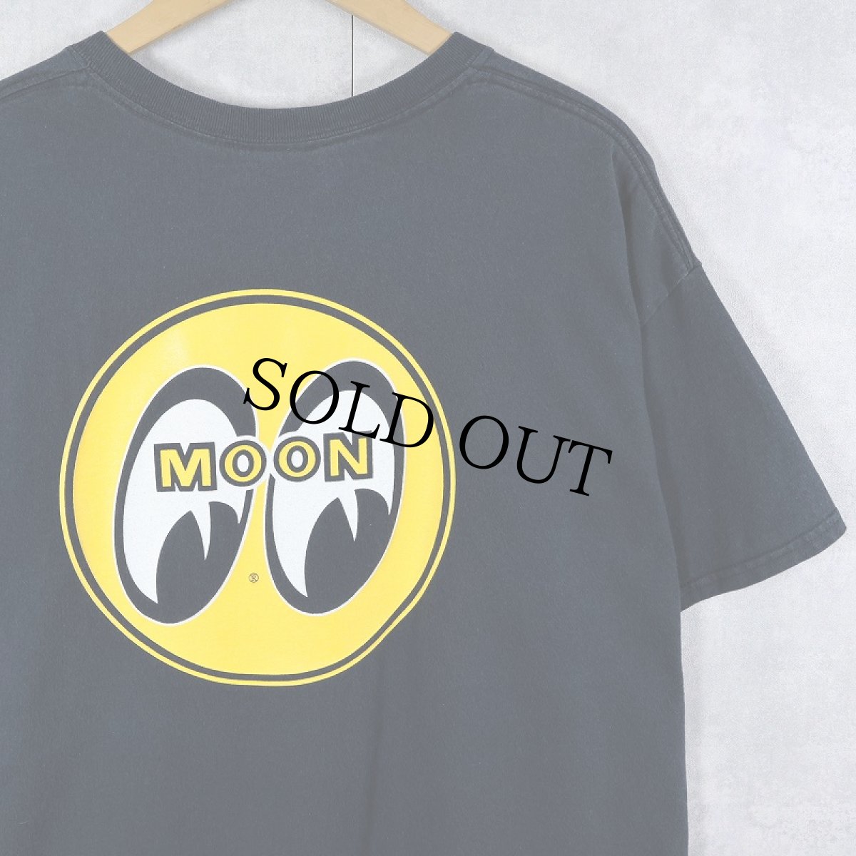 画像1: MOONEYES ロゴプリントTシャツ BLACK XL (1)