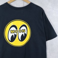 画像1: MOONEYES ロゴプリントTシャツ BLACK XL (1)