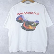 画像1: Adobe "GoLive / LiveMotion / Illustrator / Photoshop" プリントTシャツ L (1)