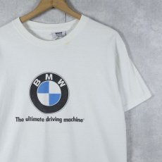 画像1: 90's BMW Lifestyle USA製 ロゴプリントTシャツ M (1)