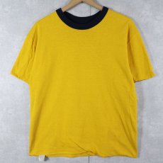 画像2: 90's M.J. SOFFE "NAVY" ダブルフェイス リバーシブルTシャツ NAVY (2)