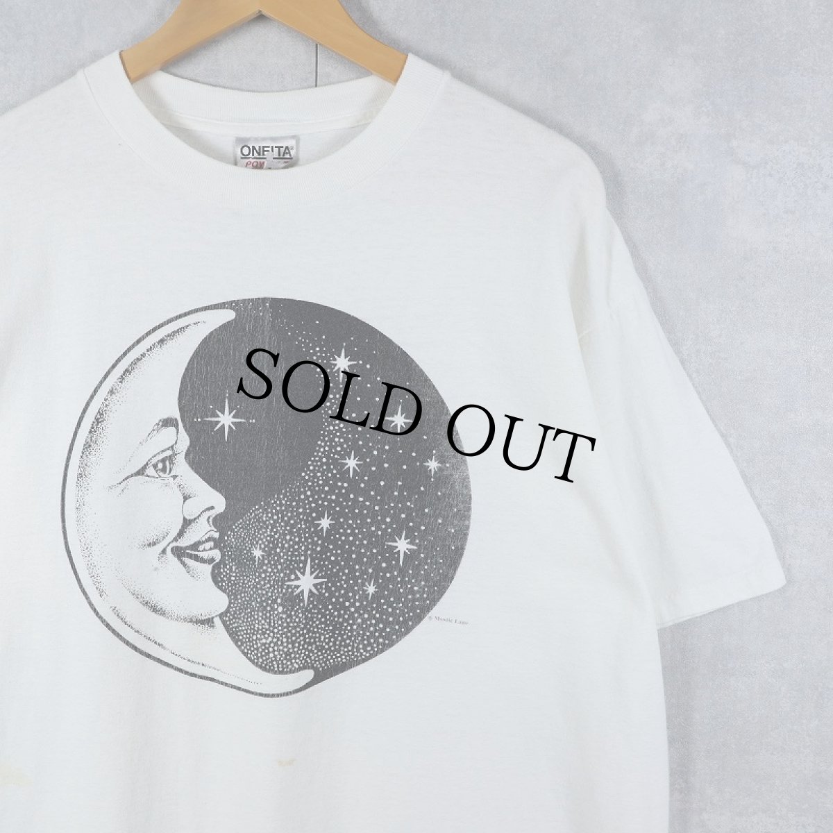画像1: 90's Mystic Lane USA製 天体プリントTシャツ XL (1)