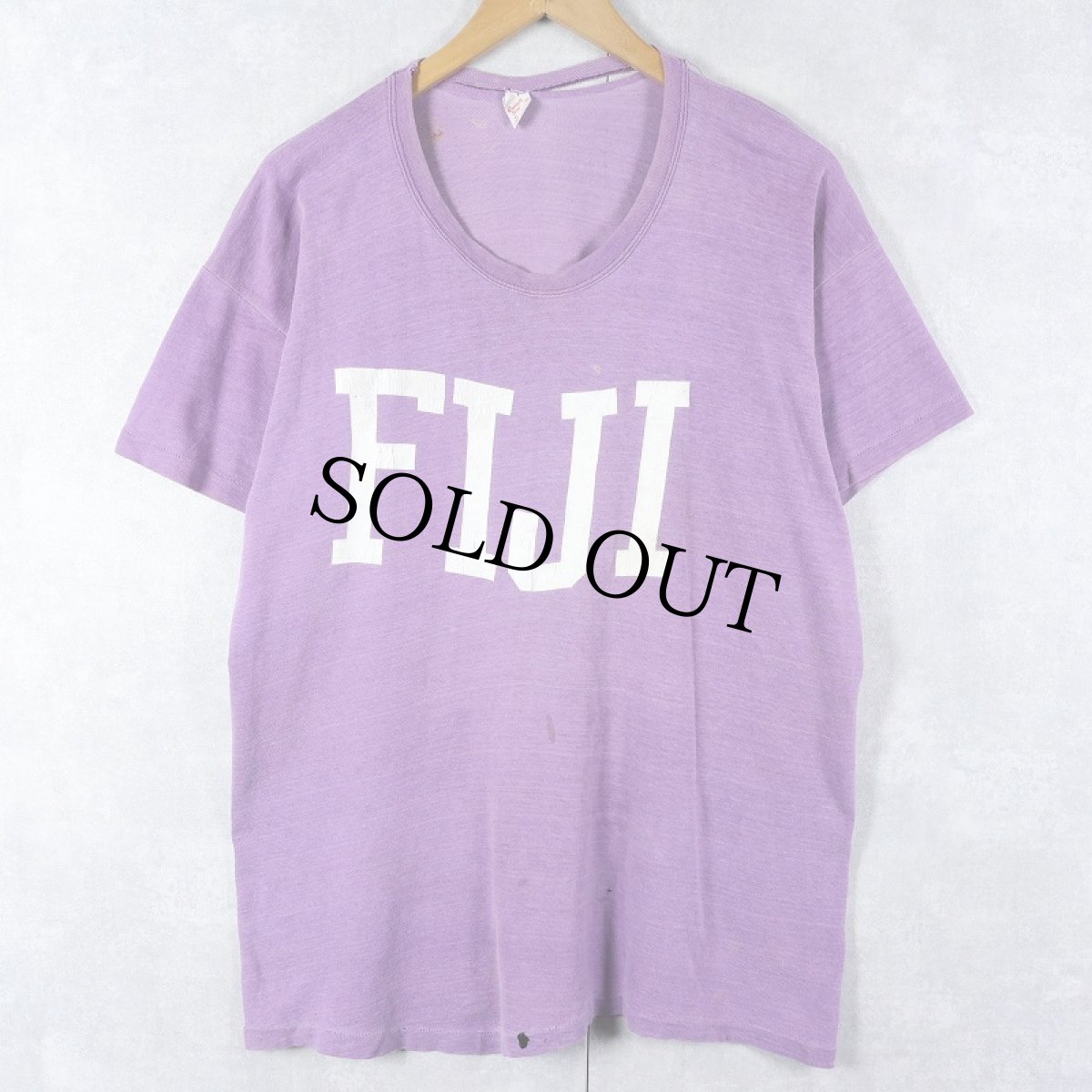 画像1: 60's Russell Southern USA製 "FIJI" プリントTシャツ XL (1)