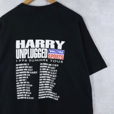 画像2: 90's USA製 "HARRY UNPLUGGED" パロディプリントTシャツ BLACK XL (2)