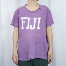 画像2: 60's Russell Southern USA製 "FIJI" プリントTシャツ XL (2)