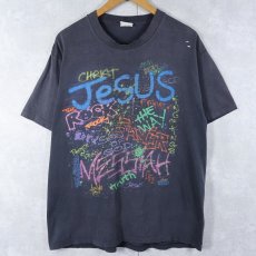 画像1: 90's Living Epistles ジーザスプリントTシャツ BLACK  (1)