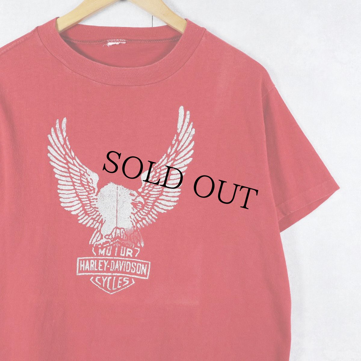 画像1: 70〜80's Harley-Davidson イーグルプリントTシャツ (1)