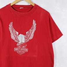 画像1: 70〜80's Harley-Davidson イーグルプリントTシャツ (1)
