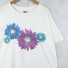 画像1: 2000's フラワープリントTシャツ ONESIZE (1)