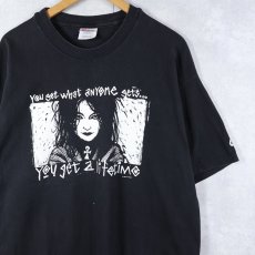 画像1: 90's DC COMICS "Sandman Death" アメコミキャラクタープリントTシャツ BLACK XL (1)