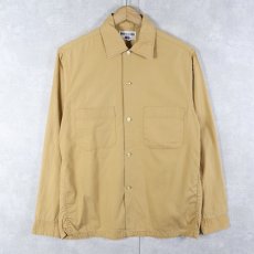 画像1: 60〜70's FRUIT OF THE LOOM USA製 無地コットンシャツ S (1)