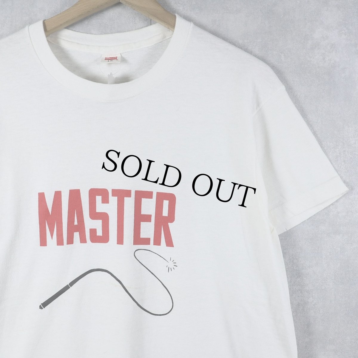 画像1: 70's Hanes "MASTER" エロプリントTシャツ L (1)