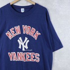 画像1: 80's NEW YORK YANKEES USA製 プリントTシャツ 2X (1)