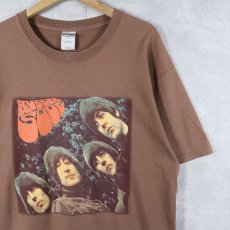画像1: THE BEATLES "RUBBER SOUL" ロックバンドアルバムTシャツ L (1)