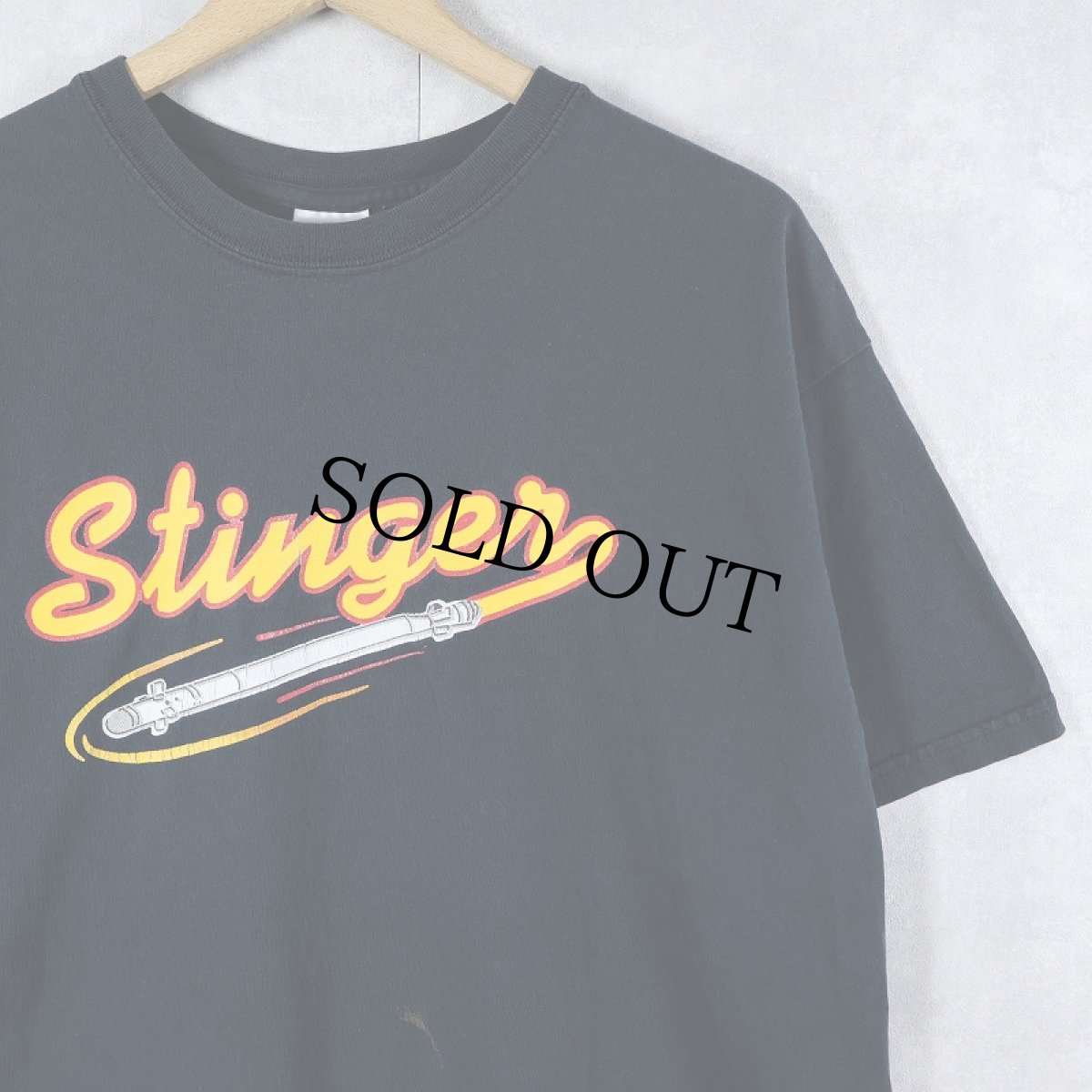 画像1: "FIM-92 Stinger" ミリタリープリントTシャツ BLACK L (1)