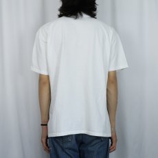 画像3: 90's "my foot is on the ROCK and my name is on the ROLL" ギタリストプリントTシャツ XL (3)