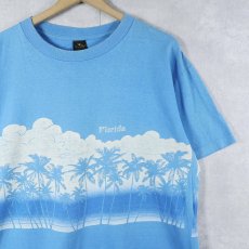 画像1: 80's USA製 "Florida" プリントTシャツ XL (1)