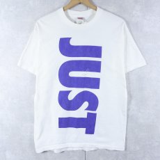 画像1: 90's NIKE 銀タグ USA製 "JUST DO IT" プリントTシャツ  (1)