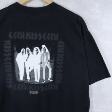 画像2: 90's KISS USA製 ヘヴィメタルバンドプリントTシャツ BLACK XL (2)