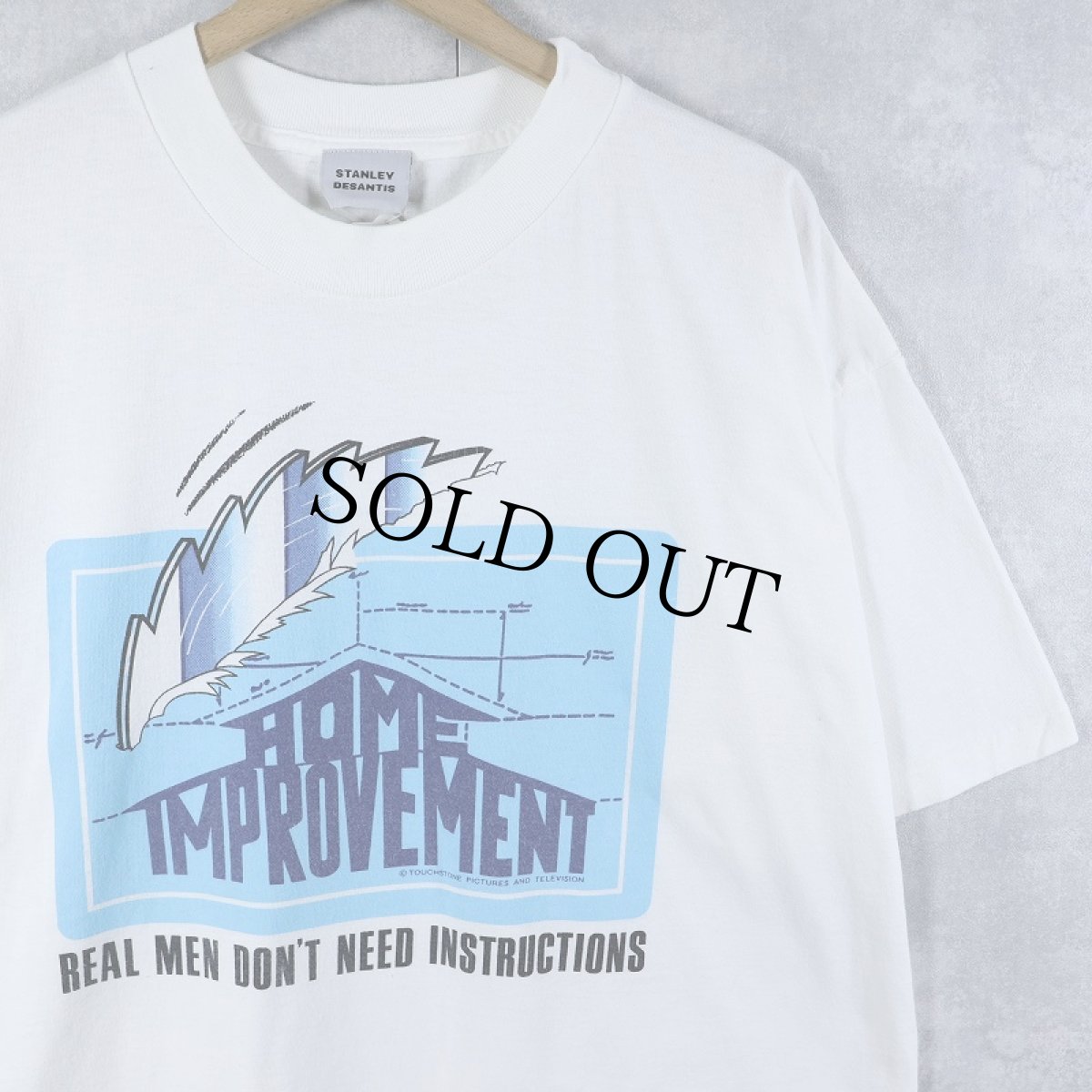 画像1: 90's HOME IMPROVEMENT USA製 コメディドラマプリントTシャツ XL (1)
