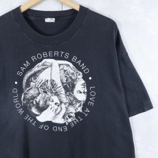画像1: Sam Roberts "Love at the End of the World" ロックミュージシャン プリントTシャツ BLACK XL (1)