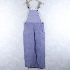 画像1: 50's FRENCH MILITARY オーバーオールカスタム リネンセーラーパンツ "ワンウォッシュ" DEADSTOCK 【W31 L30】 (1)