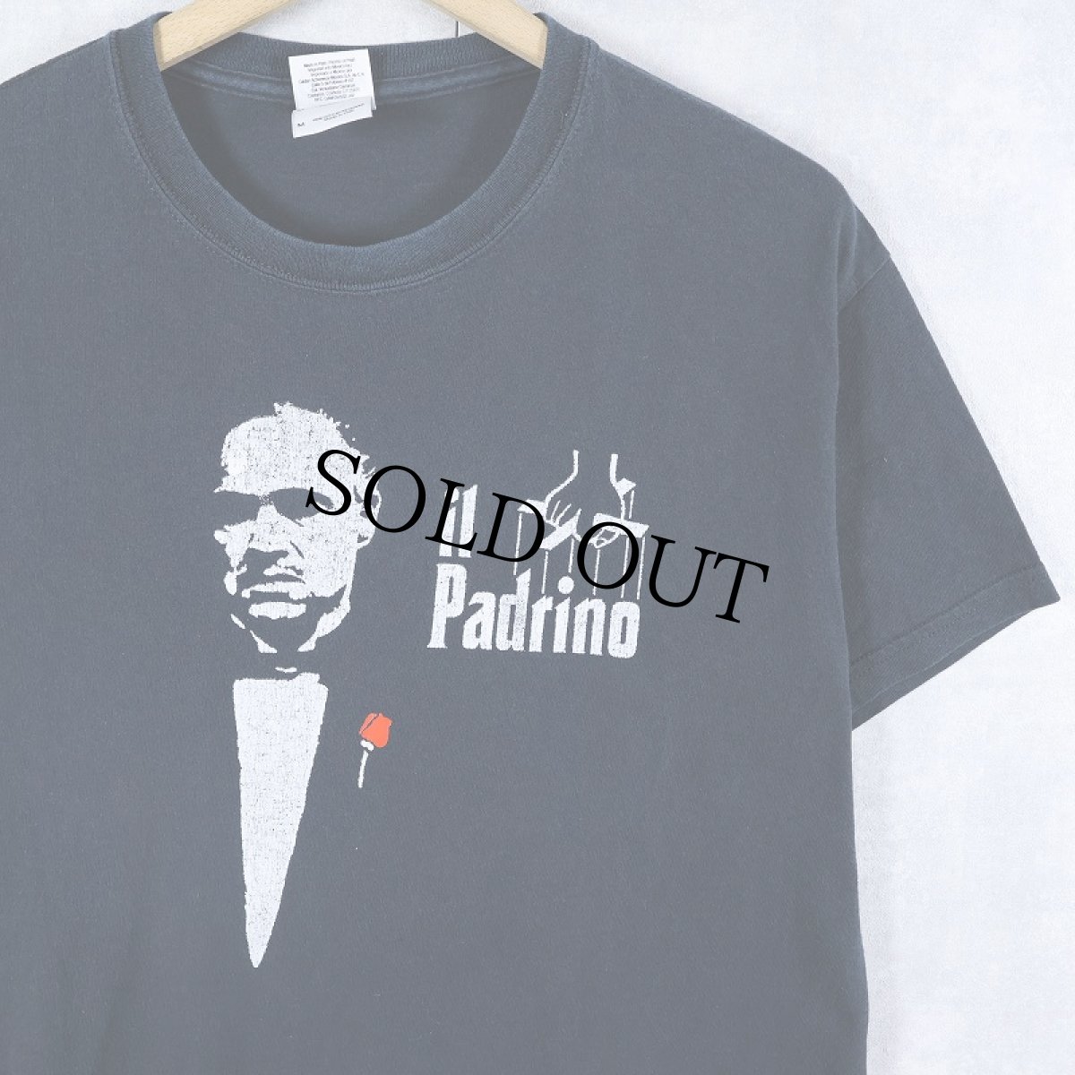 画像1: 2000's The Godfather "il Padrino" クライム映画プリントTシャツ BLACK M (1)