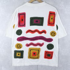画像2: 90's California Connection, Inc. USA製 大判アートプリントTシャツ L (2)