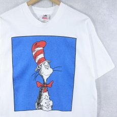 画像1: 90's Dr.Seuss THE CAT IN THE HAT USA製 キャラクタープリントTシャツ L (1)