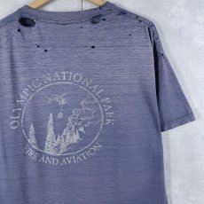 画像2: UNKNOWN ”Ο.Ν.Ρ. FIRE CREW" 消防チーム プリントTシャツ NAVY (2)