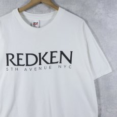 画像1: 90's REDKEN USA製 ヘアケアブランド プリントTシャツ L (1)